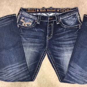Men’s rock revival jeans w34 L32